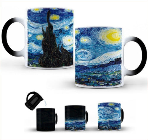 Taza mágica Noche Estrellada Vincent Van Gogh